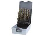 Ruko Spiralbohrer-Satz HSSE Co5 25tlg. 1-13mm DIN338 Typ VA 0,5mm steigend, in ABS-Kunststoffbox
